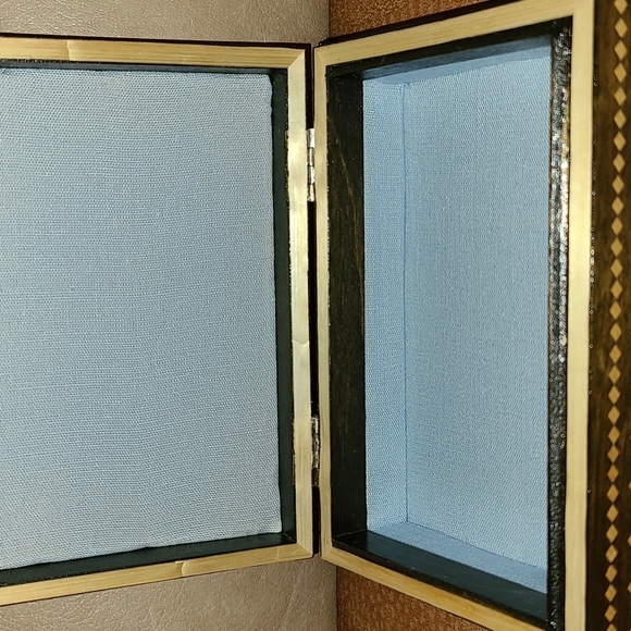 Straw wooden jewelry box - Picture 6 of 10